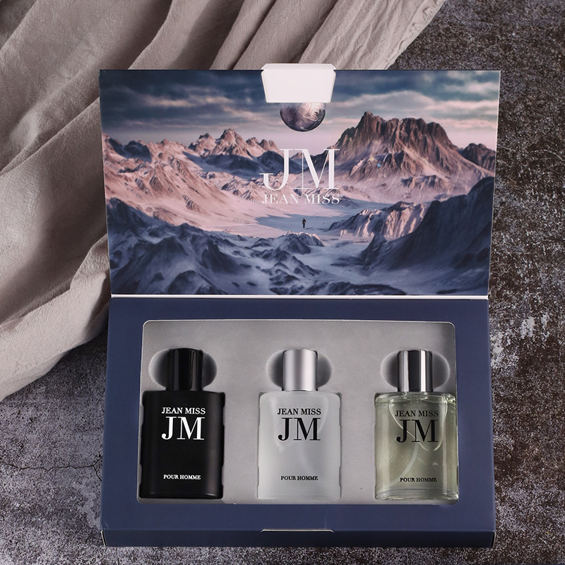 Perfume Alcohol Fragrance - 3-częściowy zestaw prezentowy męskiej wody toaletowej,