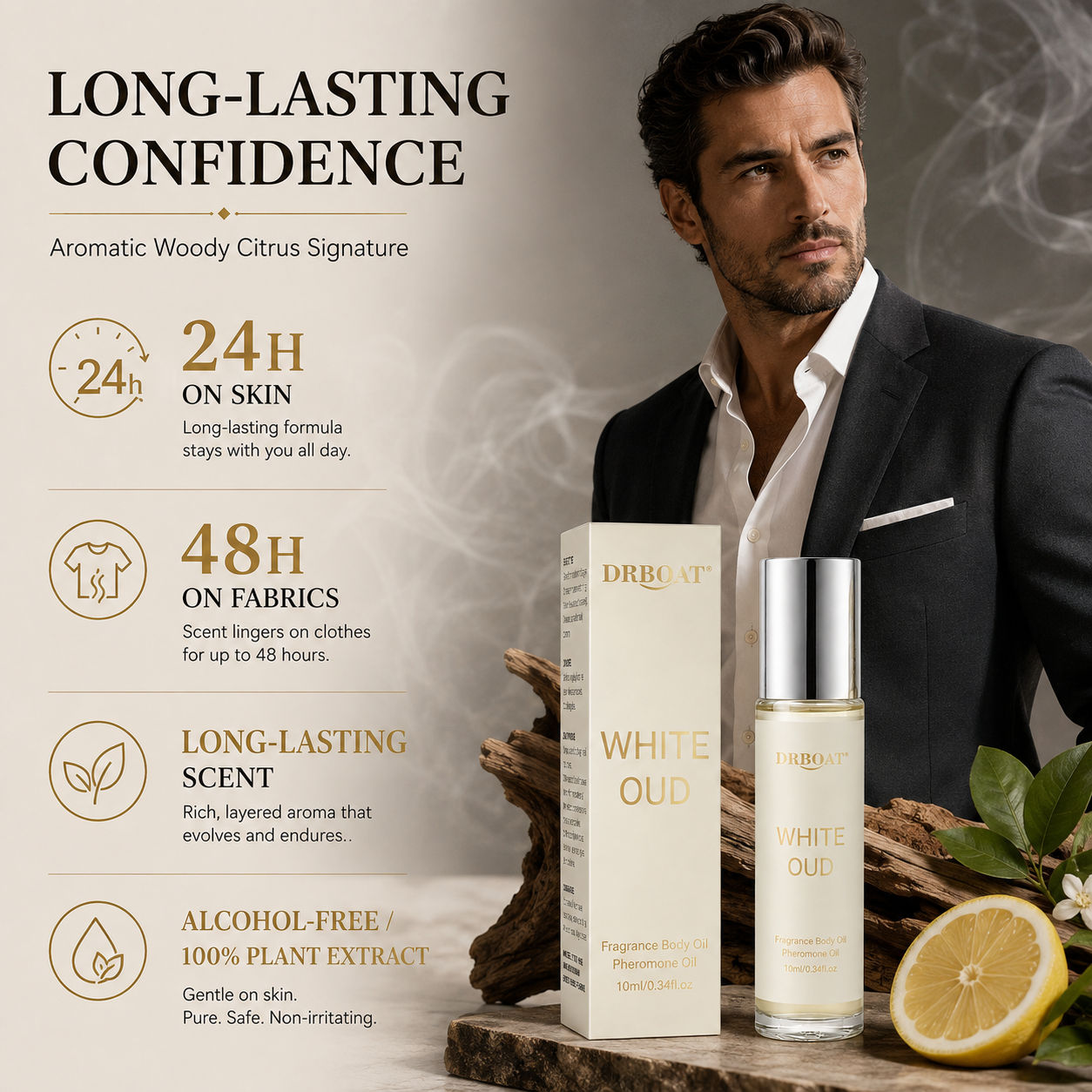 Męski perfumowany olejek w rol – Perfume Alcohol Fragrance recenzja i cena